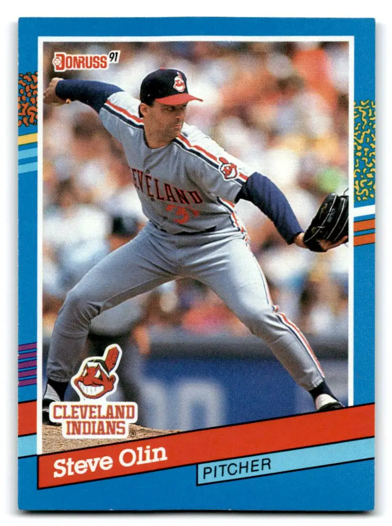 1991 Donruss #339a Steve Olin - Baseball Card Single