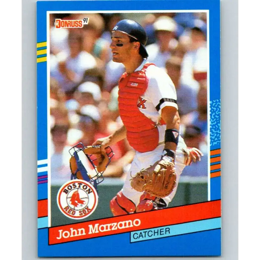 1991 Donruss #346 John Marzano NM-MT Boston Red Sox Baseball Card - Baseball Card Single