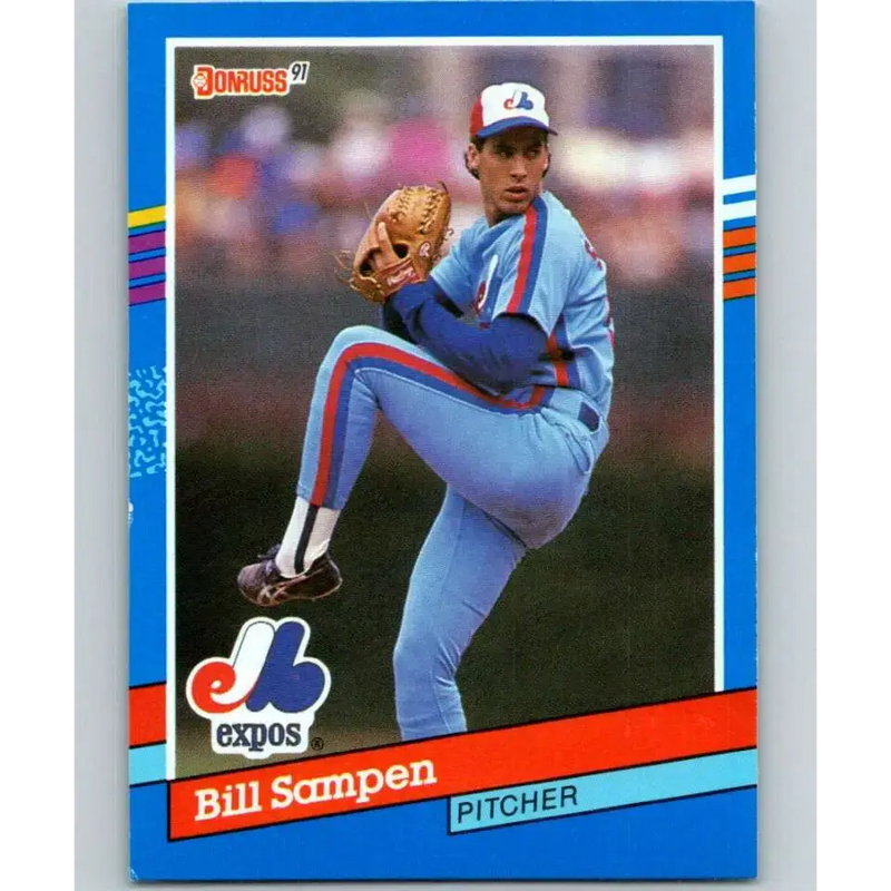 1991 Donruss #351 Bill Sampen NM-MT Montreal Expos Baseball Card - Baseball Card Single
