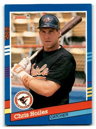 1991 Donruss #358 Chris Hoiles Baltimore Orioles Baseball Cards EX/N ID:57688 - Baseball Card Single