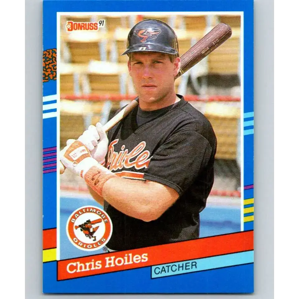 1991 Donruss #358 Chris Hoiles FDP NM-MT Baltimore Orioles Baseball Card - Baseball Card Single