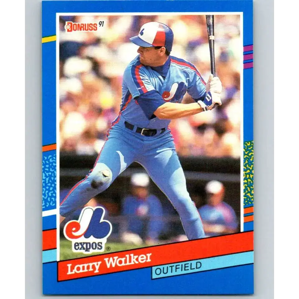 1991 Donruss #359 Larry Walker NM-MT Montreal Expos Baseball Card - Baseball Card Single