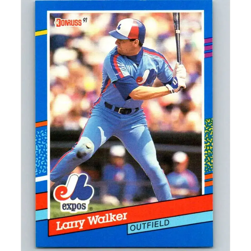 1991 Donruss #359 Larry Walker NM-MT Montreal Expos Baseball Card - Baseball Card Single