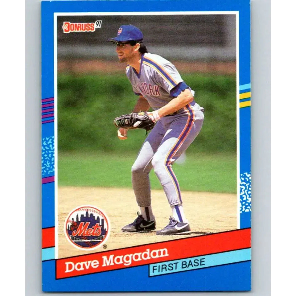 1991 Donruss #362 Dave Magadan NM-MT New York Mets Baseball Card - Baseball Card Single