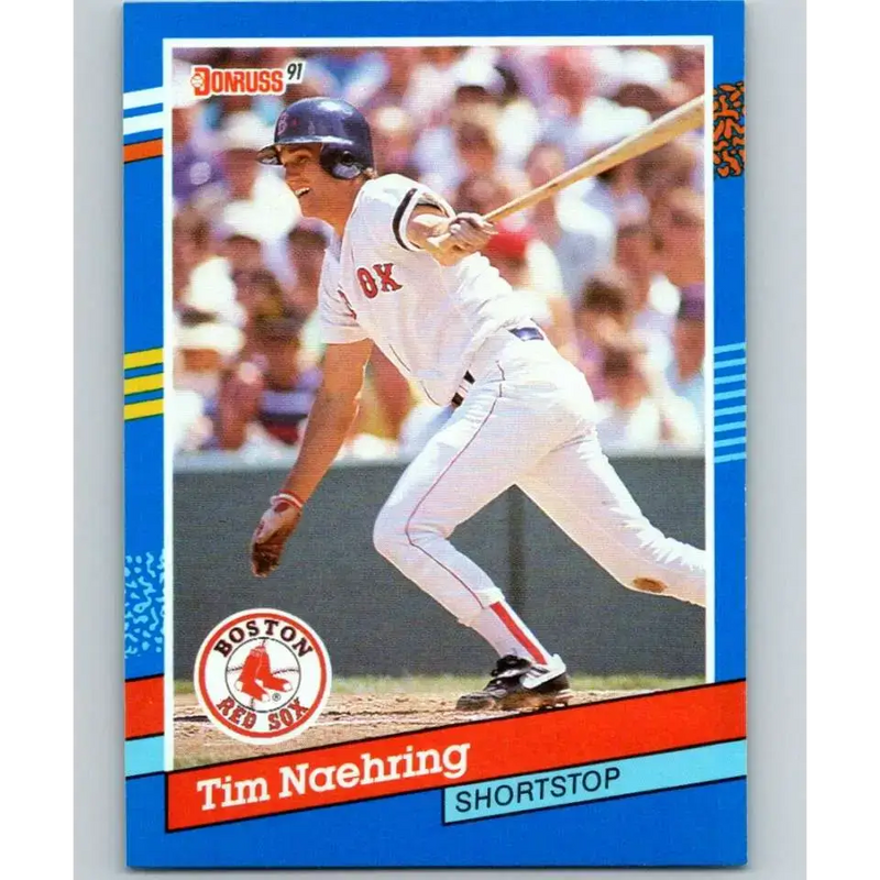 1991 Donruss #367 Tim Naehring NM-MT Boston Red Sox Baseball Card - Baseball Card Single