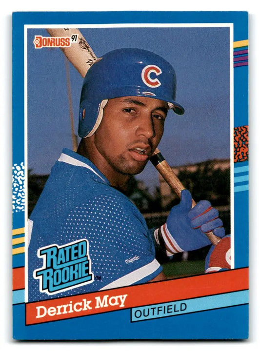 1991 Donruss #36b Derrick May - Baseball Card Single
