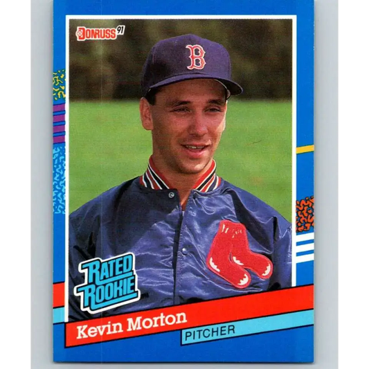 1991 Donruss #37 Kevin Morton RR NM-MT RC Rookie Boston Red Sox Baseball Card - Baseball Card Single