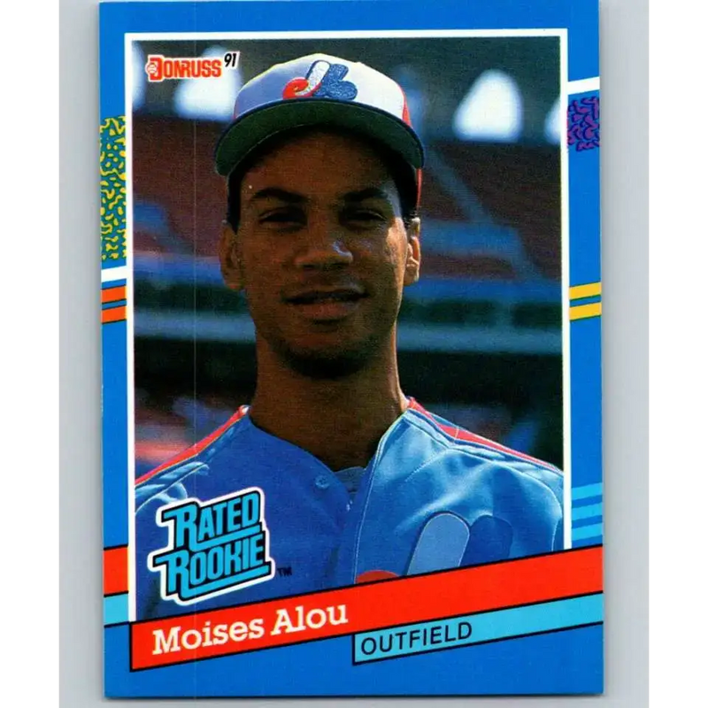 1991 Donruss #38 Moises Alou RR NM-MT Montreal Expos Baseball Card - Baseball Card Single