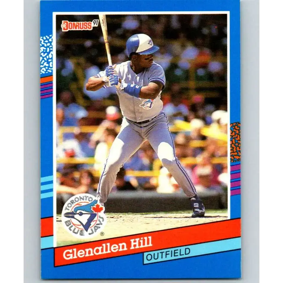 1991 Donruss #380 Glenallen Hill NM-MT Toronto Blue Jays Baseball Card - Baseball Card Single