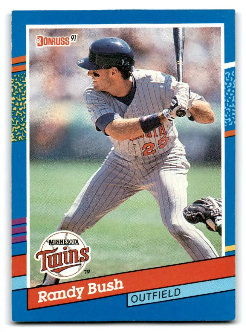 1991 Donruss #382a Randy Bush - Baseball Card Single
