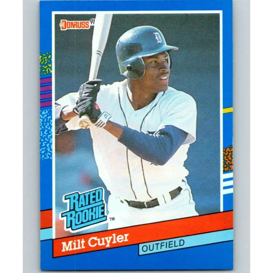 1991 Donruss #40 Milt Cuyler RR NM-MT Detroit Tigers Baseball Card - Baseball Card Single