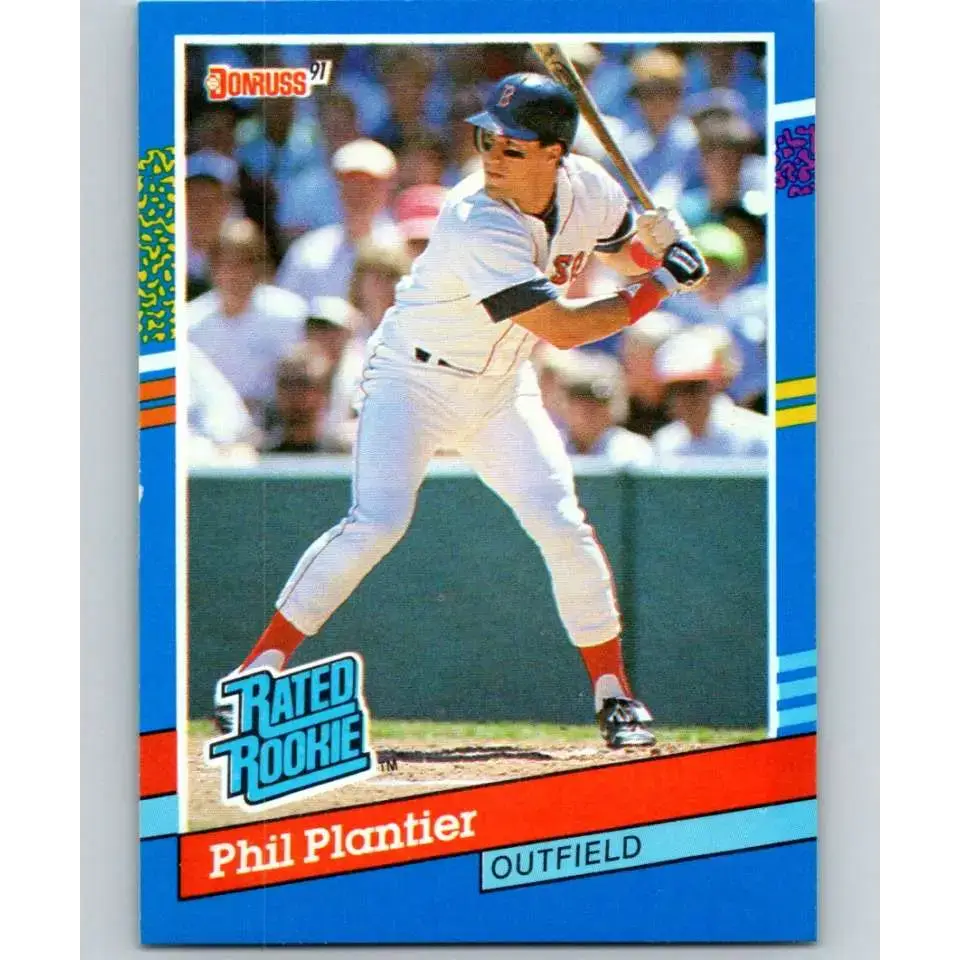 1991 Donruss #41 Phil Plantier RR NM-MT RC Rookie Boston Red Sox Baseball Card - Baseball Card Single