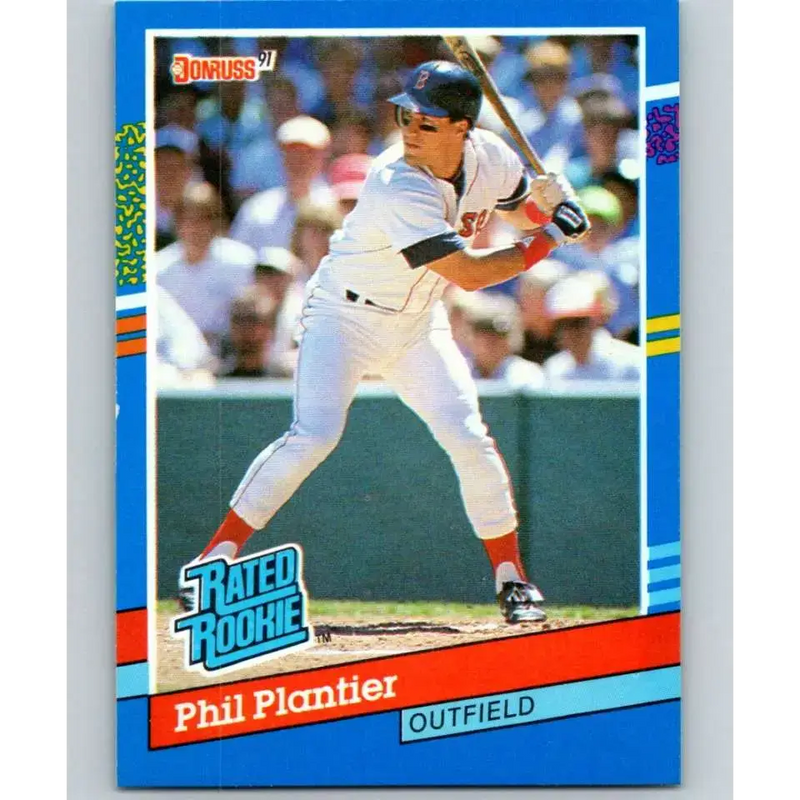1991 Donruss #41 Phil Plantier RR NM-MT RC Rookie Boston Red Sox Baseball Card - Baseball Card Single