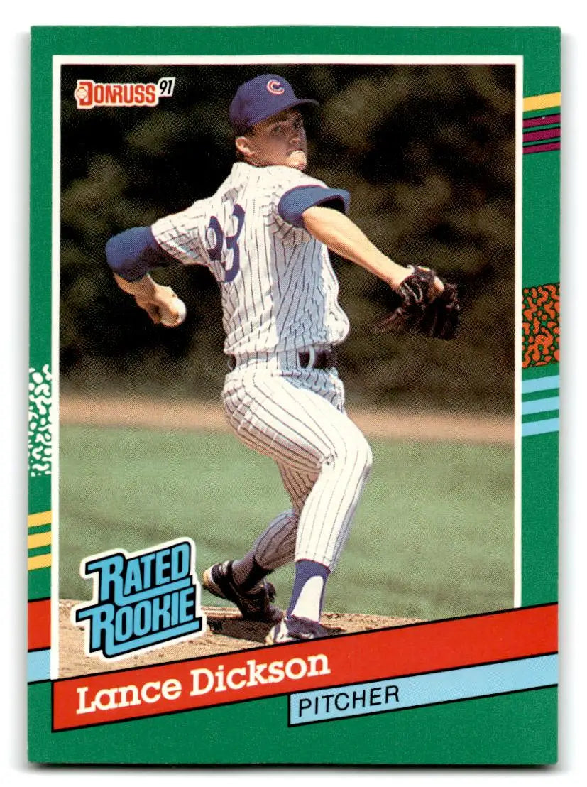 1991 Donruss #424a Lance Dickson - Baseball Card Single