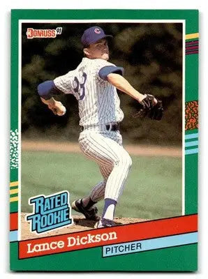 1991 Donruss #424a Lance Dickson - Baseball Card Single