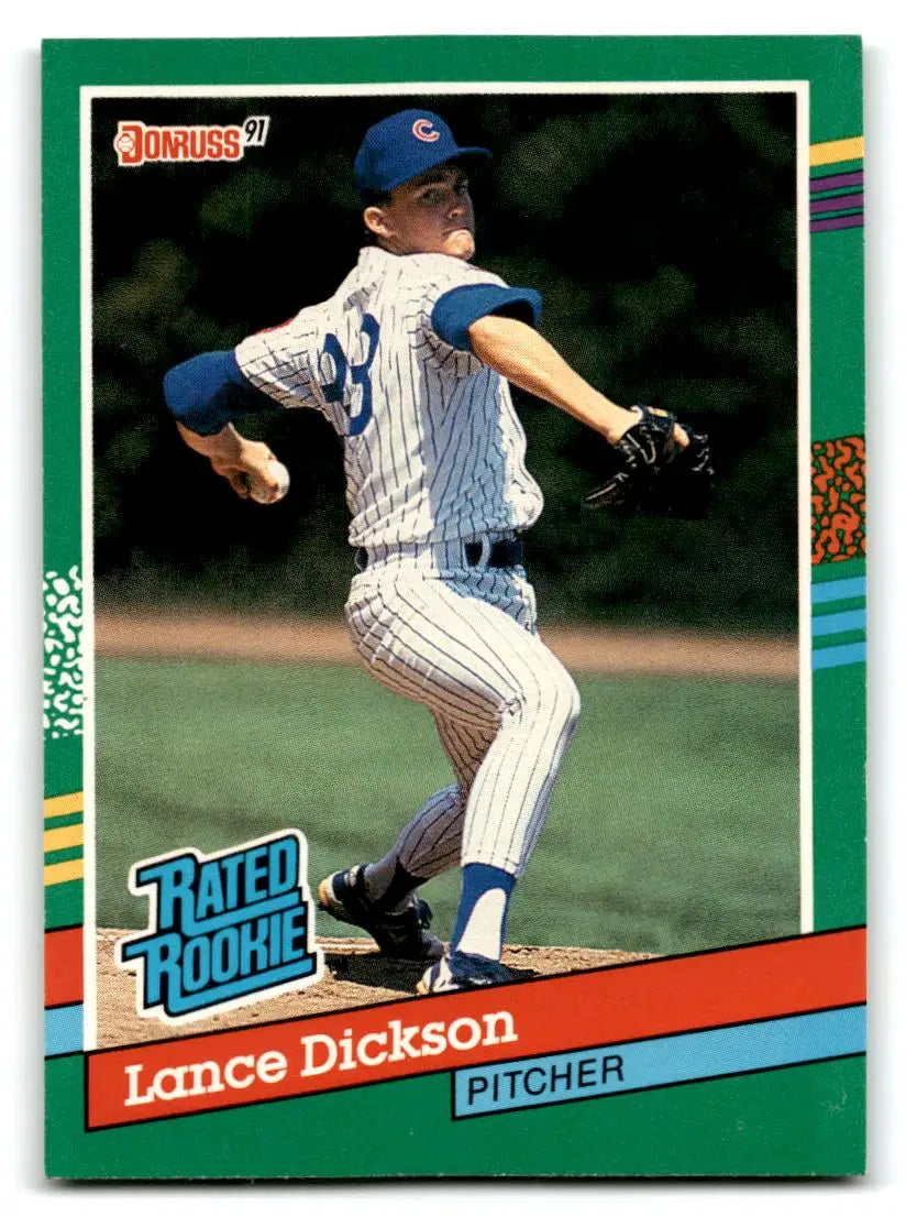 1991 Donruss #424b Lance Dickson - Baseball Card Single