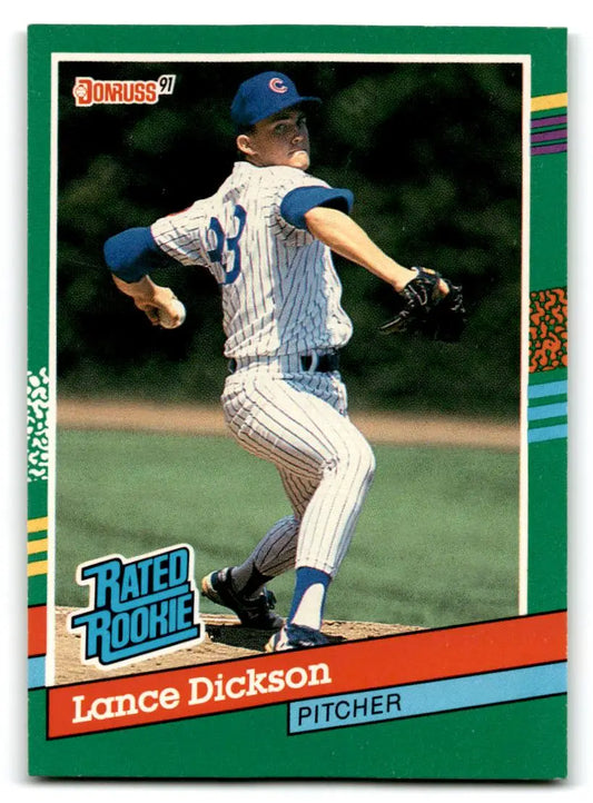 1991 Donruss #424b Lance Dickson - Baseball Card Single