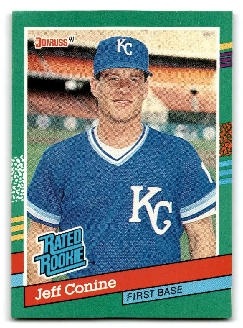 1991 Donruss #427a Jeff Conine - Baseball Card Single