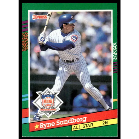 1991 Donruss #433 Ryne Sandberg EX Chicago Cubs Baseball Card - Baseball Card Single