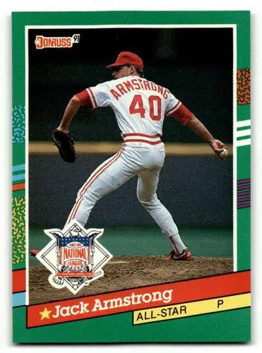 1991 Donruss #439 Jack Armstrong Cincinnati Reds Baseball Cards NM N ID:61429 - Baseball Card Single