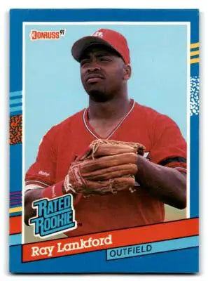 1991 Donruss #43b Ray Lankford - Baseball Card Single