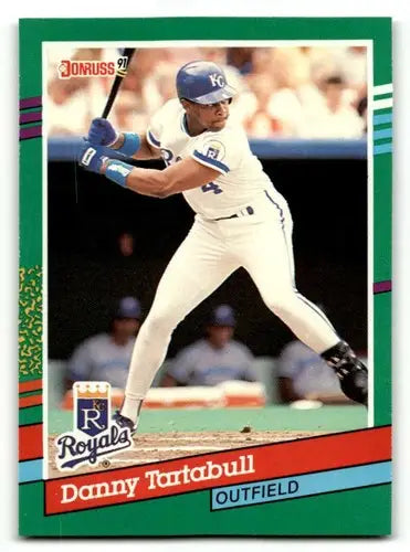 Original gloss 1991 Donruss Danny Tartabull Kansas City Royals baseball card image
