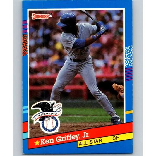 1991 Donruss #49 Ken Griffey Jr. AS NM-MT Seattle Mariners Baseball Card - Baseball Card Single