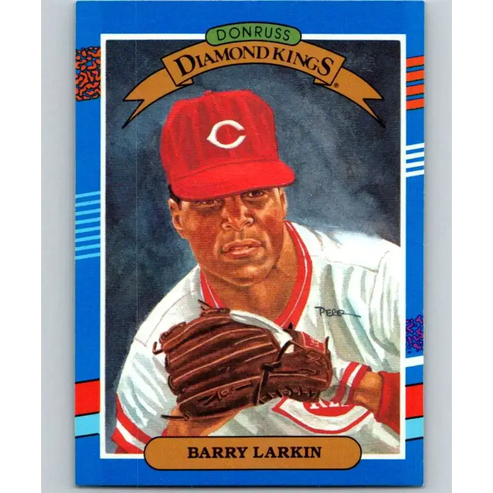 1991 Donruss #5 Barry Larkin DK NM-MT Cincinnati Reds Baseball Card - Baseball Card Single