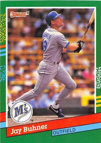 1991 Donruss #509 Jay Buhner NM-MT Mariners - Baseball Card Single