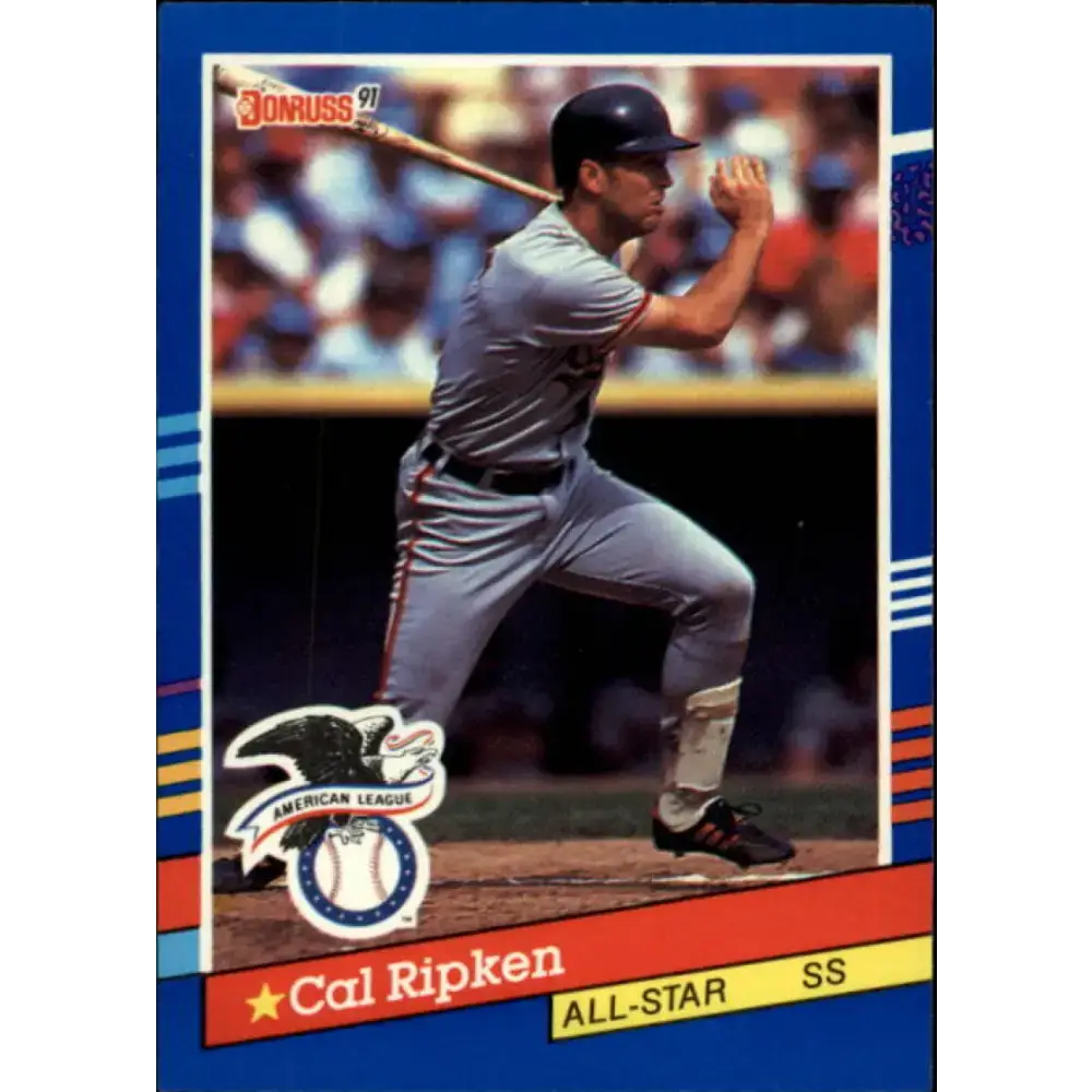 1991 Donruss #52 Cal Ripken Jr. AS NM-MT Baltimore Orioles Baseball Card - Baseball Card Single