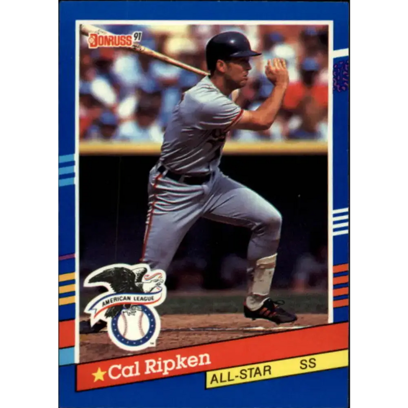 1991 Donruss #52 Cal Ripken Jr. AS NM-MT Baltimore Orioles Baseball Card - Baseball Card Single