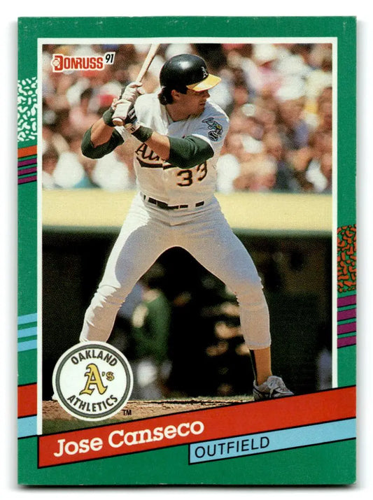 1991 Donruss #536a Jose Canseco - Baseball Card Single