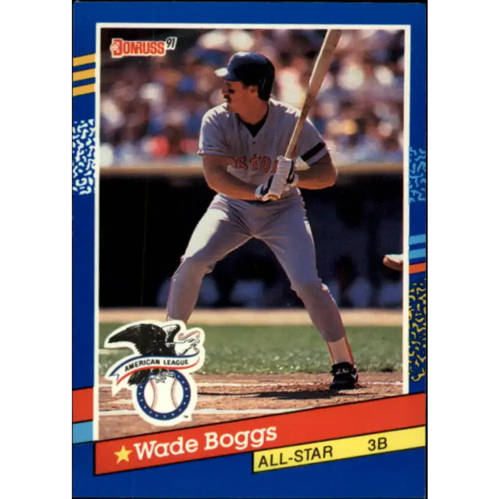 1991 Donruss #55 Wade Boggs AS NM-MT Boston Red Sox Baseball Card - Baseball Card Single