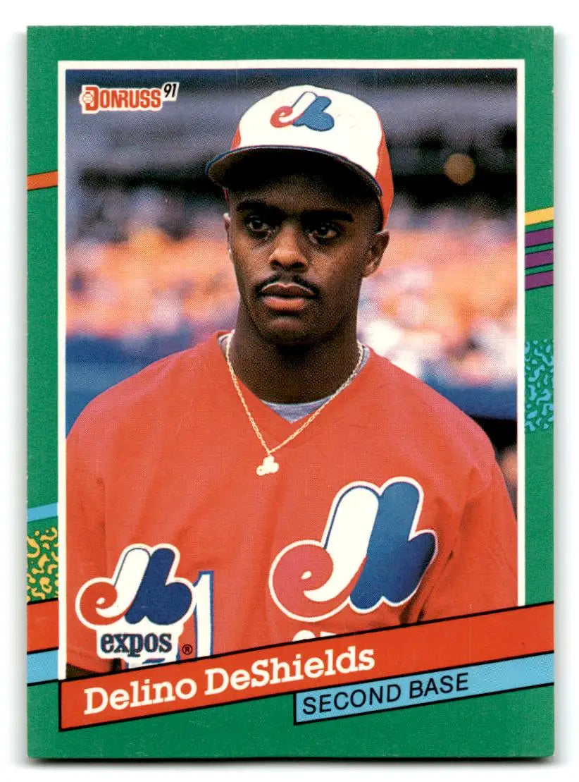 1991 Donruss #555b Delino DeShields - Baseball Card Single
