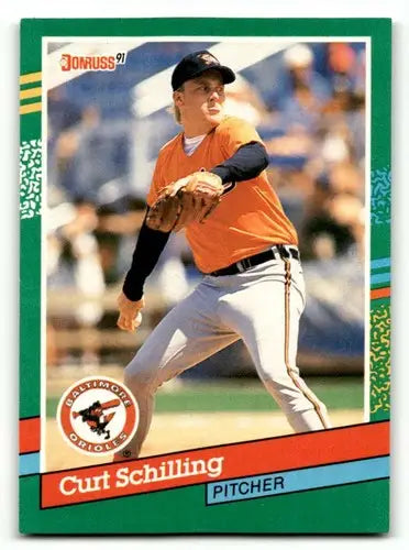 1991 Donruss #556 Curt Schilling Baltimore Orioles Baseball Cards EX ID:57677 - Baseball Card Single