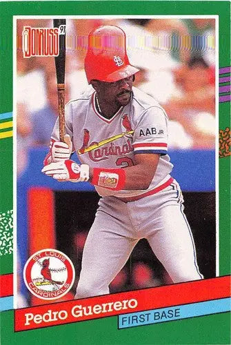 1991 Donruss #558 Pedro Guerrero NM-MT Cardinals - Baseball Card Single