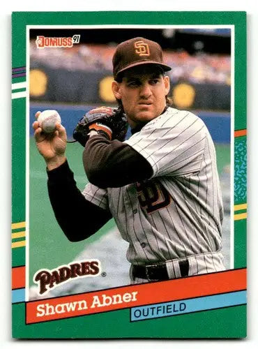1991 Donruss #561 Shawn Abner San Diego Padres Baseball Cards EX/NM ID:55317 - Baseball Card Single
