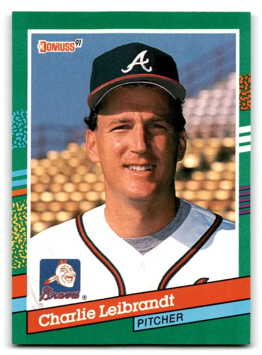 1991 Donruss #562a Charlie Leibrandt - Baseball Card Single