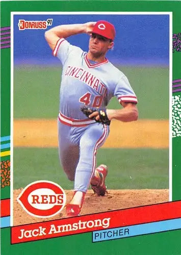 1991 Donruss #571 Jack Armstrong NM-MT Reds - Baseball Card Single