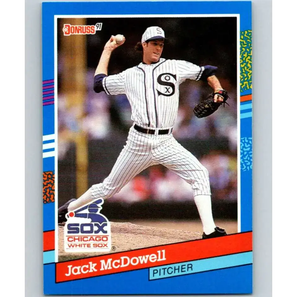 1991 Donruss #57a Jack McDowell NM-MT Chicago White Sox Baseball Card - Baseball Card Single
