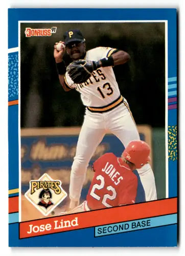 1991 Donruss #58 Jose Lind NM Near Mint Pirates ID:49047 - Baseball Card Single