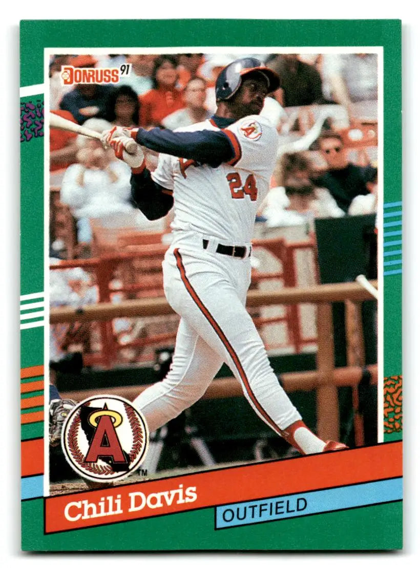 1991 Donruss #580b Chili Davis - Baseball Card Single