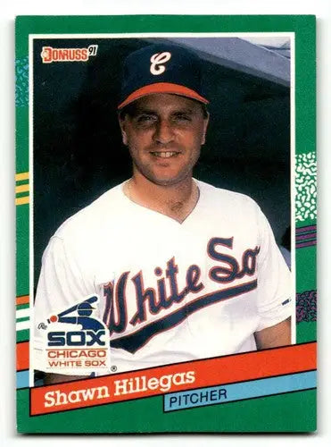1991 Donruss #589 Shawn Hillegas Chicago White Sox Baseball Cards EX ID:57735 - Baseball Card Single