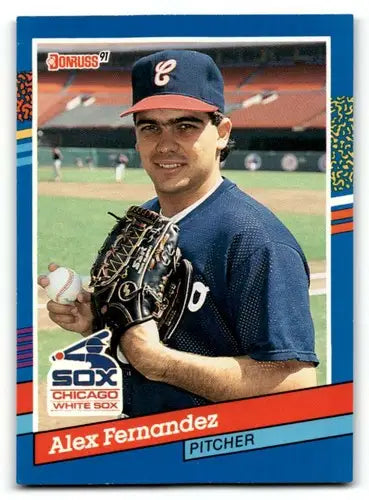 1991 Donruss #59 Alex Fernandez Chicago White Sox Baseball Cards EX/ ID:57731 - Baseball Card Single