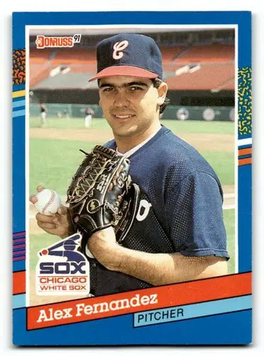 1991 Donruss #59 Alex Fernandez Chicago White Sox Baseball Cards EX/ ID:57654 - Baseball Card Single