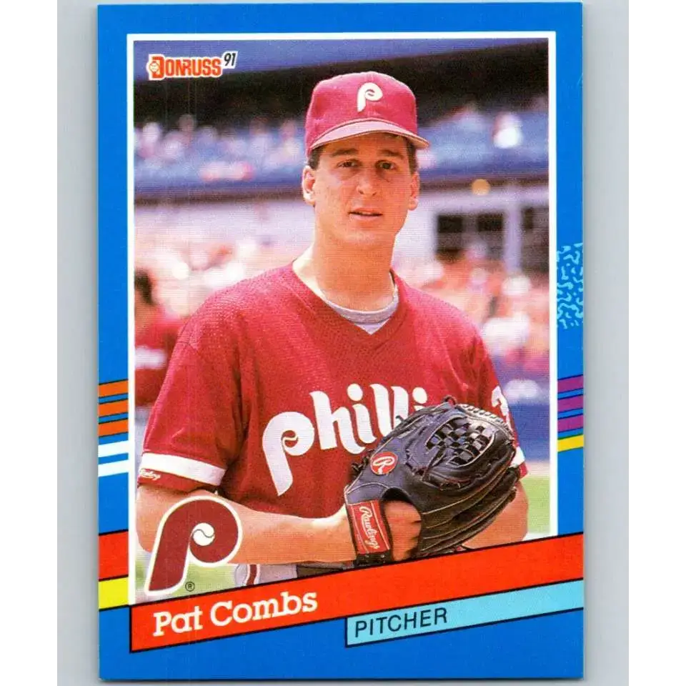 1991 Donruss #60 Pat Combs NM-MT Philadelphia Phillies Baseball Card - Baseball Card Single