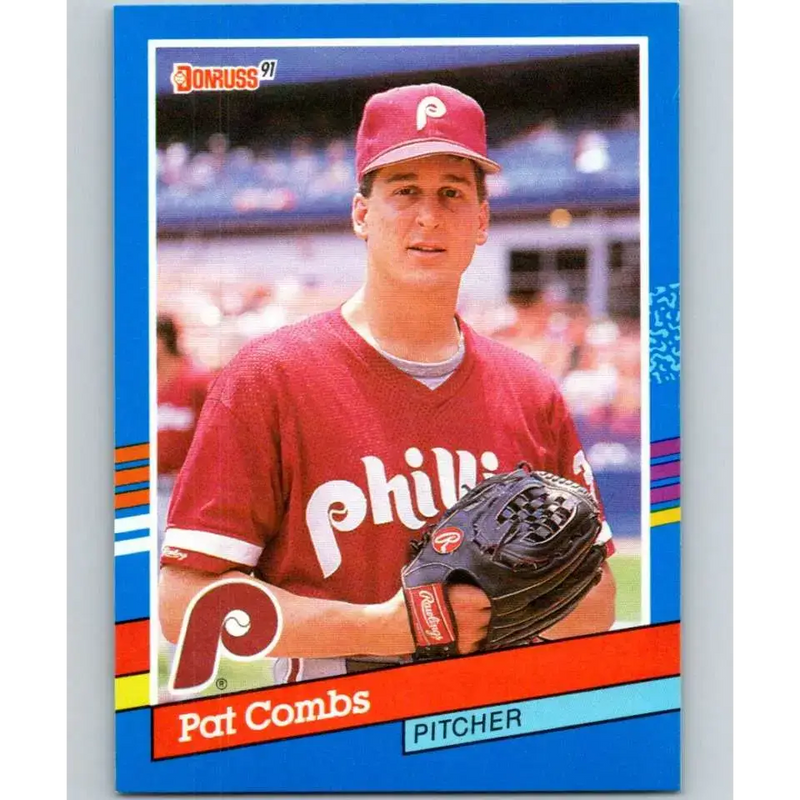 1991 Donruss #60 Pat Combs NM-MT Philadelphia Phillies Baseball Card - Baseball Card Single