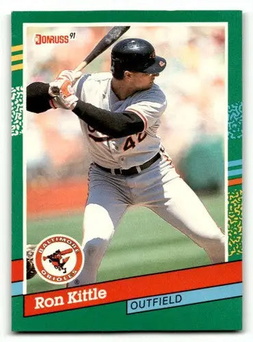 1991 Donruss #613 Ron Kittle Baltimore Orioles Baseball Cards EX/NM ID:57678 - Baseball Card Single