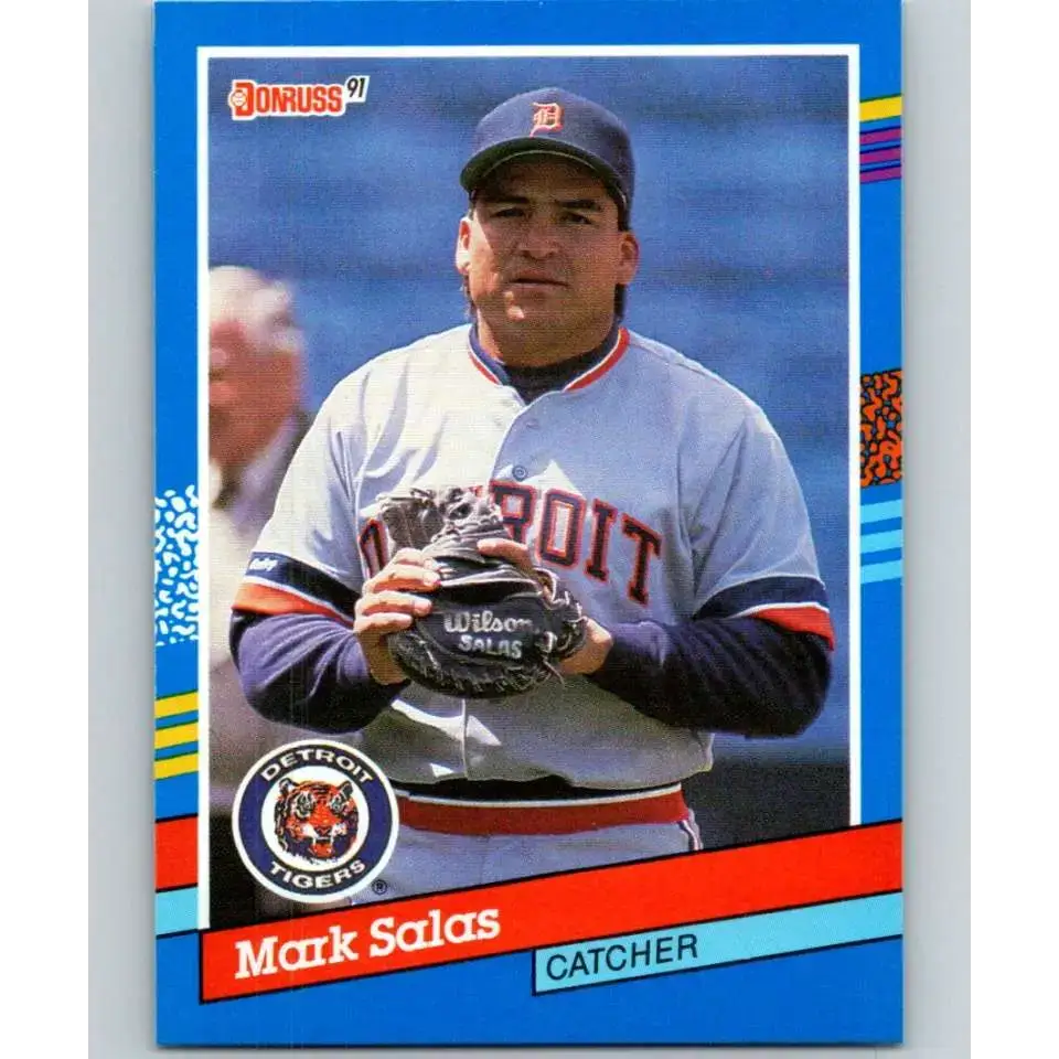 1991 Donruss #65 Mark Salas NM-MT Detroit Tigers Baseball Card - Baseball Card Single