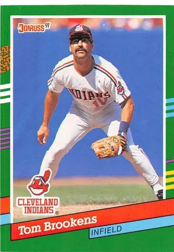 1991 Donruss #658 Tom Brookens NM-MT Indians - Baseball Card Single